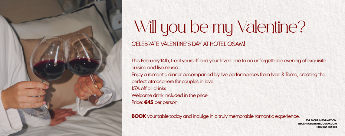 Valentinovo u Hotelu Osam
